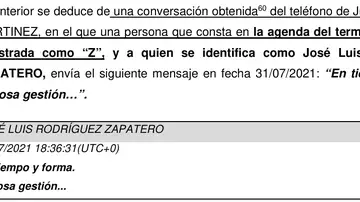 Imagen del informe de la UDEF. Imagen del informe de la UDEF.