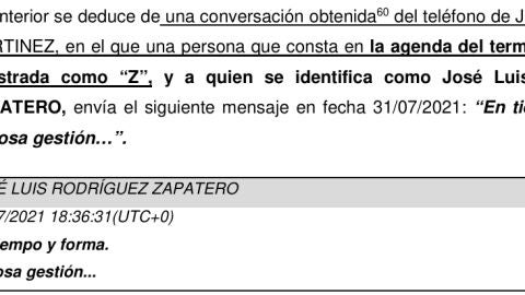 Imagen del informe de la UDEF.