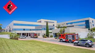 Imagen del Hospital de Torrevieja, donde se ha registrado el incendio