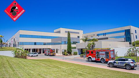 Imagen del Hospital de Torrevieja, donde se ha registrado el incendio