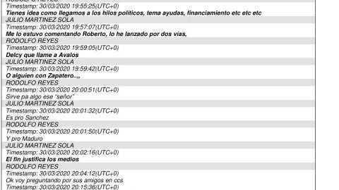 Captura Informe UDEF Caso Zapatero
