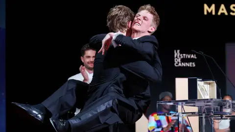 Emmanuel Macchia y Valentin Campagne, ganadores del premio al Mejor Actor en Cannes Emmanuel Macchia y Valentin Campagne, ganadores del premio al Mejor Actor en Cannes