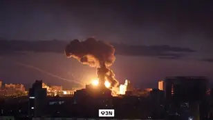 Al menos cuatro muertos y más de 80 heridos en un nuevo ataque masivo con misiles y drones rusos contra Kiev