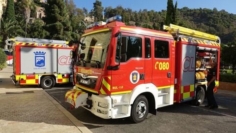 Cami&oacute;n de bomberos de M&aacute;laga