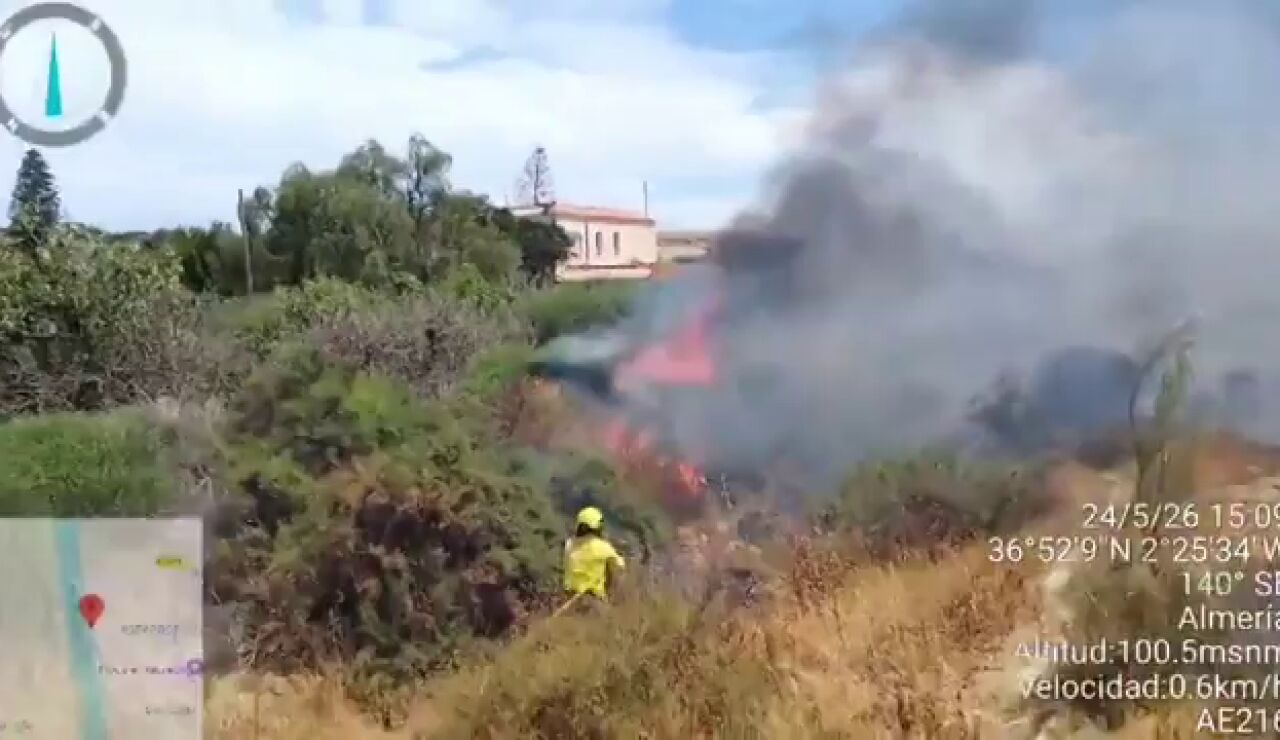 Diez incendios registrados en Andaluc&iacute;a y Extremadura este fin de semana