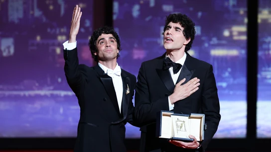 Javier Ambrossi y Javier Calvo en la ceremonia de clausura del Festival de Cannes Javier Ambrossi y Javier Calvo en la ceremonia de clausura del Festival de Cannes