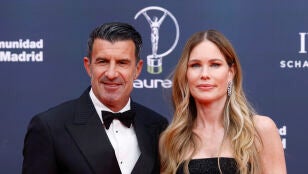  Luis Figo y Helene Svedin