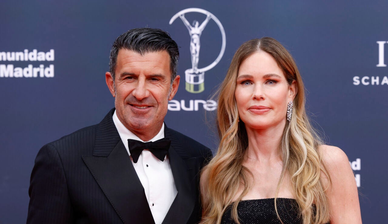  Luis Figo y Helene Svedin