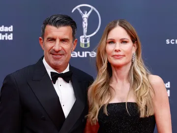 Luis Figo y Helene Svedin Luis Figo y Helene Svedin