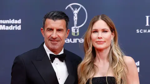 Luis Figo y Helene Svedin Luis Figo y Helene Svedin