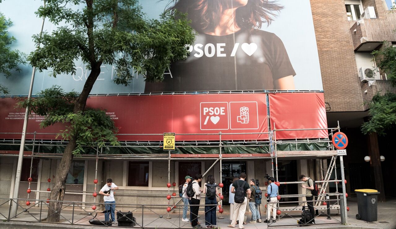 Sede del PSOE en Ferraz.