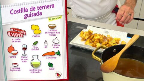 Ingredientes Costilla de ternera guisada