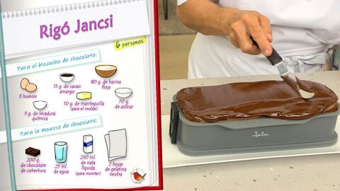 Ingredientes Rigó Jancsi