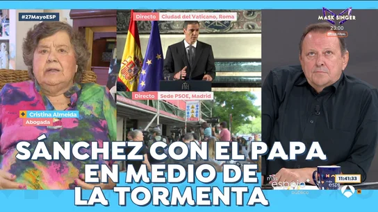 Cristina Almeida muestra una “tristeza tremenda” por el clima político y pide escuchar a Zapatero antes de juzgar Cristina Almeida muestra una “tristeza tremenda” por el clima político y pide escuchar a Zapatero antes de juzgar