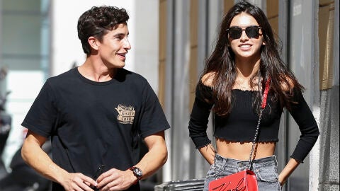 Lucía Rivera y Marc Márquez en 2019