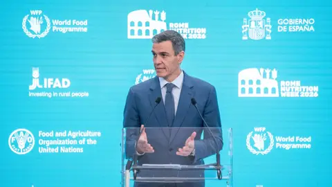 Pedro Sánchez en la FAO Pedro Sánchez en la FAO