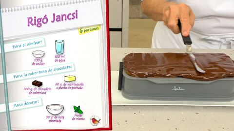 Ingredientes Rigó Jancsi