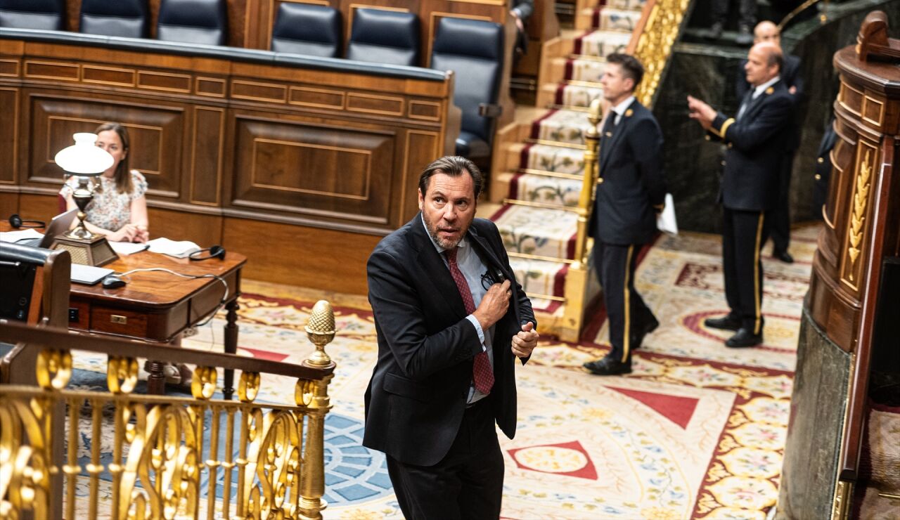 Imagen del ministro de Transportes y Movilidad Sostenible, &Oacute;scar Puente