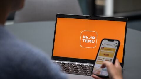 Temu, plataforma china de venta online.