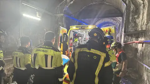 Muere un trabajador en un túnel de Cercanías de Madrid Muere un trabajador en un túnel de Cercanías de Madrid