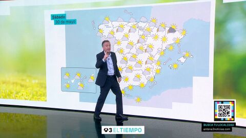 La previsi&oacute;n del s&aacute;bado 30 de mayo