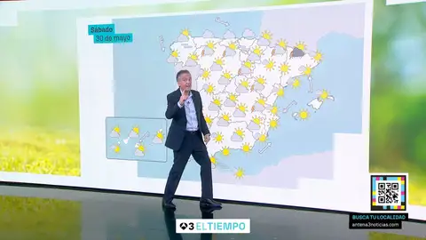 La previsión del sábado 30 de mayo La previsión del sábado 30 de mayo