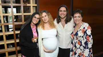 Demi Moore con su hija Rumer Willis y su ex Derek Richard Demi Moore con su hija Rumer Willis y su ex Derek Richard