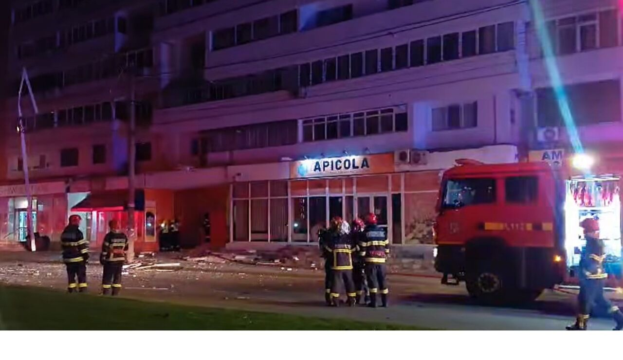 El dron ha impactado contra un bloque de viviendas de la ciudad rumana de Galati