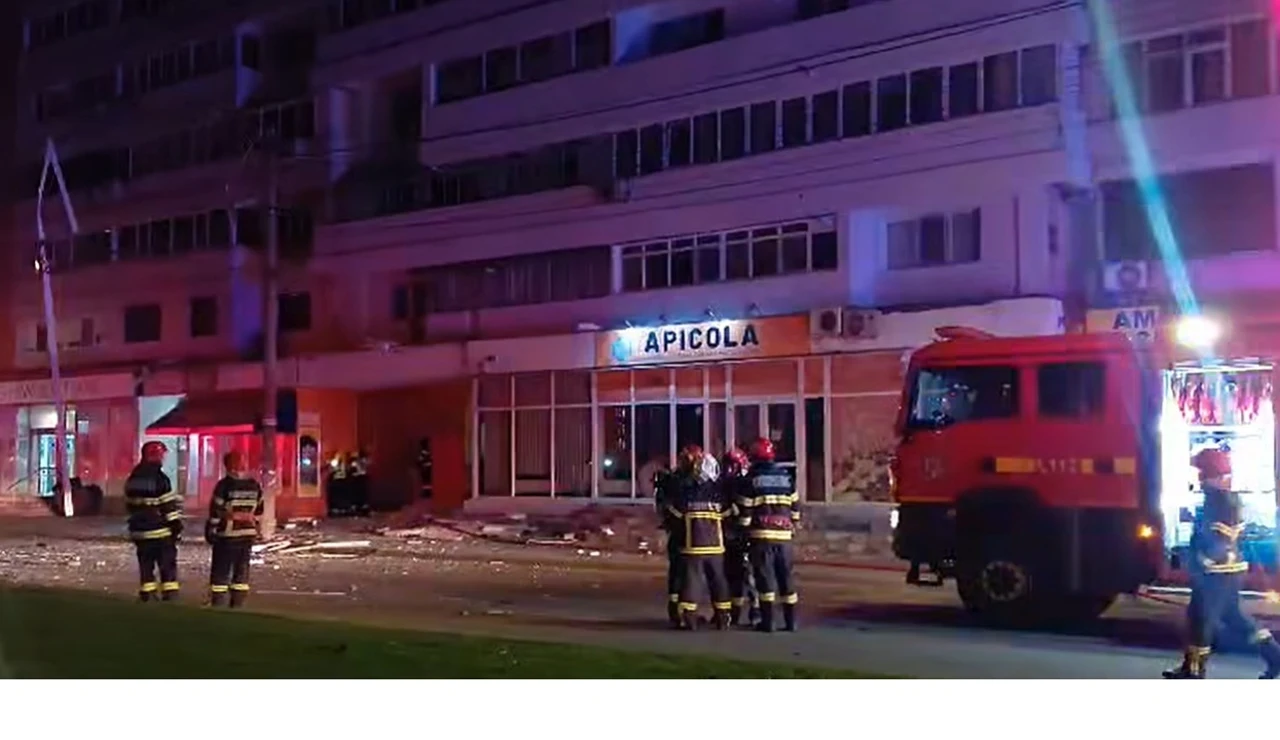 El dron ha impactado contra un bloque de viviendas de la ciudad rumana de Galati