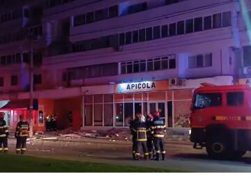 El dron ha impactado contra un bloque de viviendas de la ciudad rumana de Galati