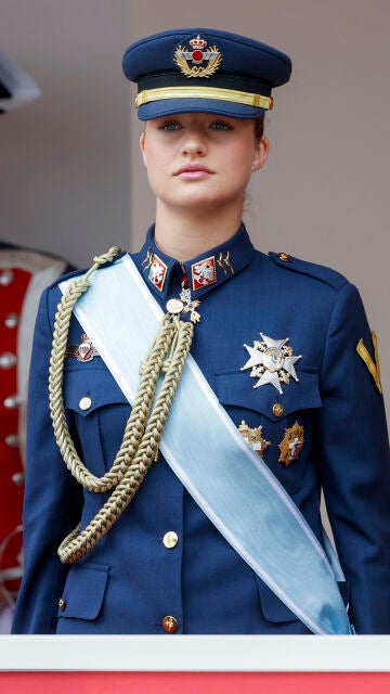 La princesa Leonor en el Día de las Fuerzas Armadas en Vigo