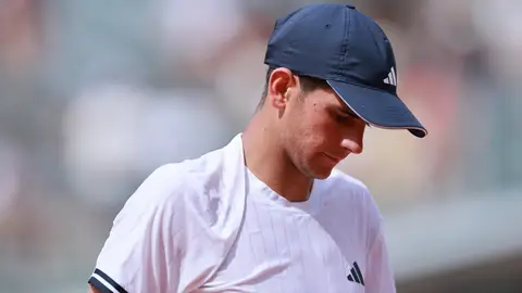 Rafa Jódar en su partido ante Michelsen en Roland Garros Rafa Jódar en su partido ante Michelsen en Roland Garros