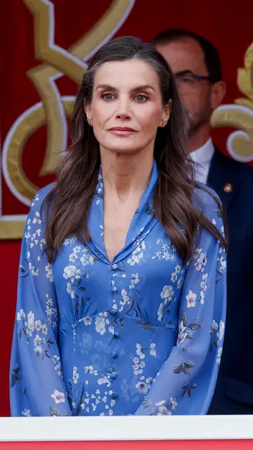 La reina Letizia en el Día de las Fuerzas Armadas en Vigo La reina Letizia en el Día de las Fuerzas Armadas en Vigo