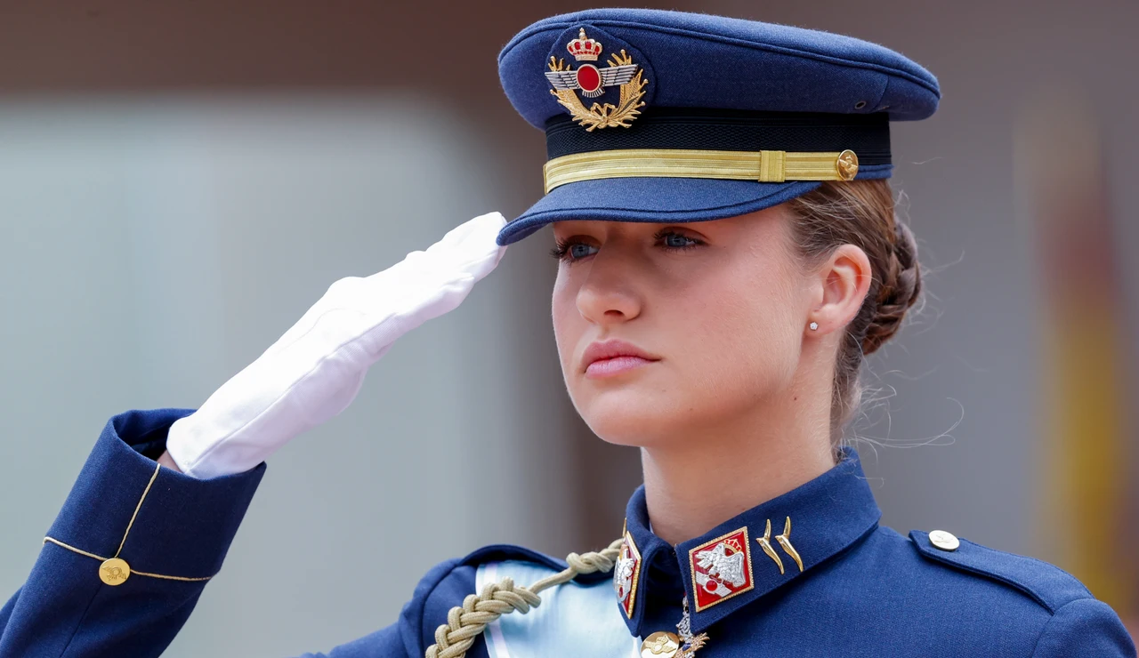 La princesa Leonor en el Día de las Fuerzas Armadas en Vigo