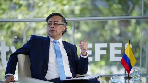 Imagen de archivo del presidente de Colombia, Gustavo Petro