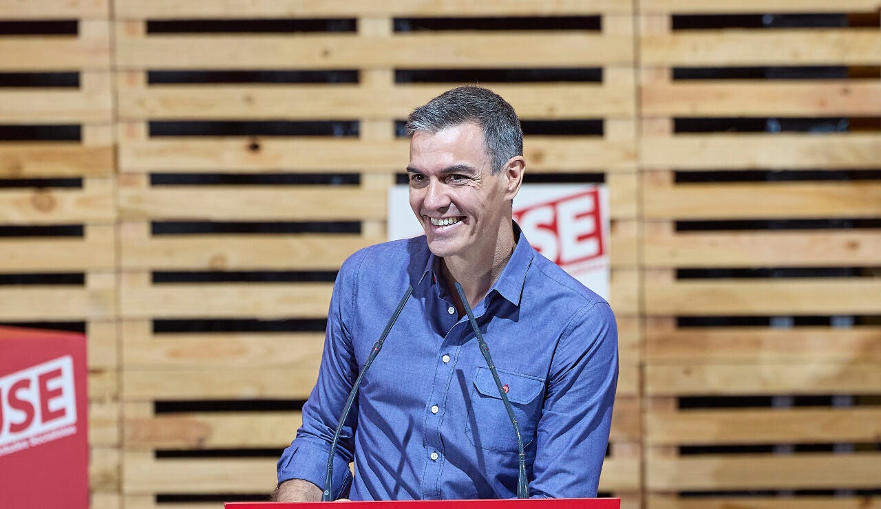 El secretario general del PSOE y presidente del Gobierno, Pedro S&aacute;nchez, durante la clausura del 27&ordm; Congreso de JSE