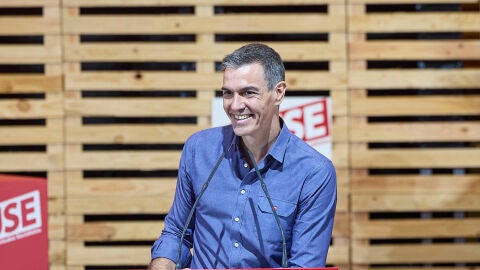 El secretario general del PSOE y presidente del Gobierno, Pedro S&aacute;nchez, durante la clausura del 27&ordm; Congreso de JSE