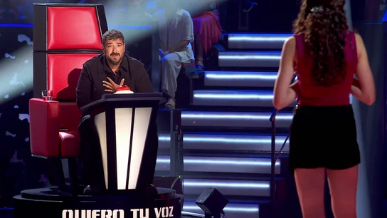 Antonio Orozco con Judith en La Voz Kids Antonio Orozco con Judith en La Voz Kids