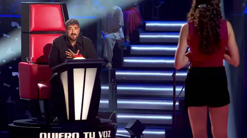 Antonio Orozco con Judith en La Voz Kids Antonio Orozco con Judith en La Voz Kids