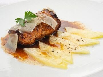 Argui&ntilde;ano: sorprende a tus invitados con esta receta econ&oacute;mica de pollo teriyaki con carpaccio de mel&oacute;n
