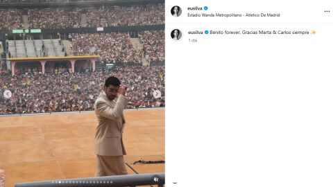 Bad Bunny reaccionando a la gorra de Eugenia Silva