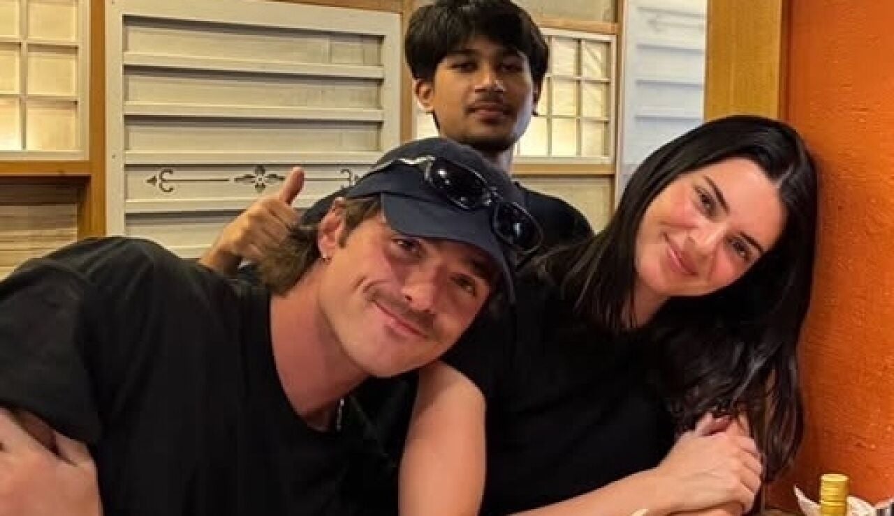 Jacob Elordi y Kendall Jenner en Tokio
