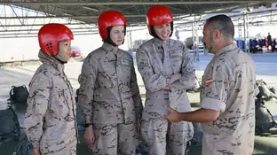 La Princesa Leonor realiza varios saltos en paracaídas con motivo de su formación militar La Princesa Leonor realiza varios saltos en paracaídas con motivo de su formación militar