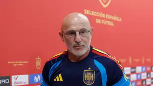 Rueda de prensa de Luis de la Fuente en la Ciudad del Fútbol de Las Rozas