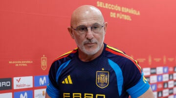 Rueda de prensa de Luis de la Fuente en la Ciudad del F&uacute;tbol de Las Rozas