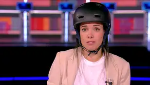 Las lágrimas de Nuria tras llegar a la última ronda: arrasa en ¡Salta! y deja al controller sin jugar