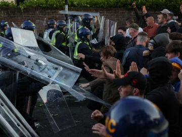 Imagen de las manifestaciones por la muerte del joven Henry Nowak 