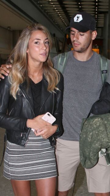 Alice Campello y Álvaro Morata