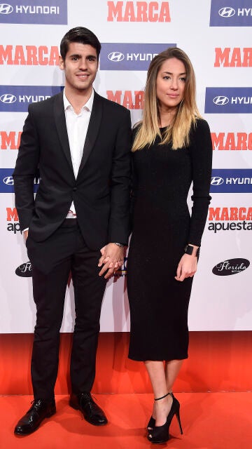 Alice Campello y Álvaro Morata