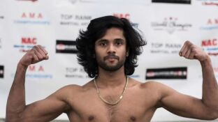 El luchador indio de MMA Hrishikesh Koloth